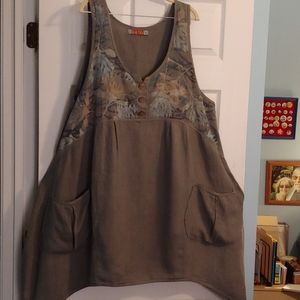 Blue Fish Linen Tunic